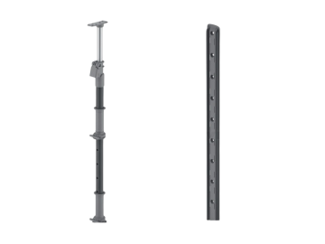 Trục xoay điều chỉnh độ cao Hafele phụ kiện kệ góc xoay 1/2 cho tủ góc 541.32.300
